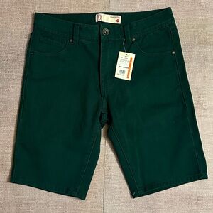 Padini/PDI NWT Dark Green Men’s Shorts, Size 28